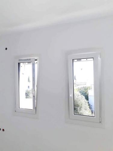 Παράθυρα ανοιγόμενα, μονόφυλλα με σήτα, σειράς Europa 5000